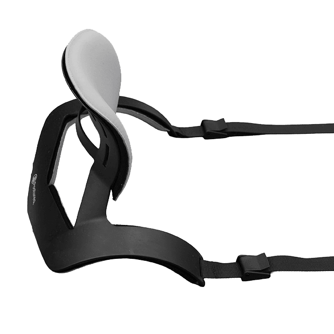Gros plan de la zone d’appui du support cervical Colette