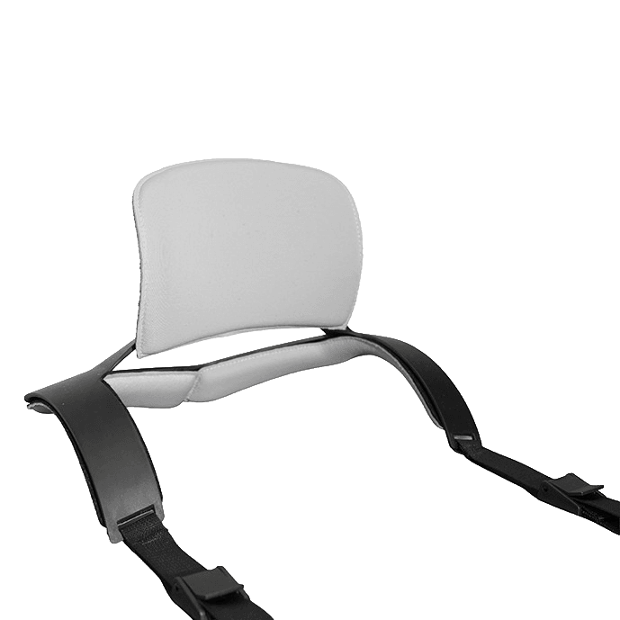 Vue trois-quarts face du support cervical Colette